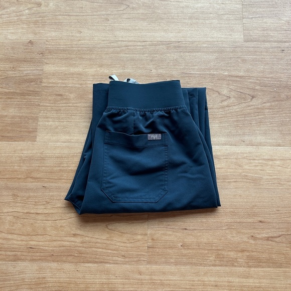 Figs High Waisted Livingston Basic Scrub Pants (Dark Harbor) - Picture 1 of 5